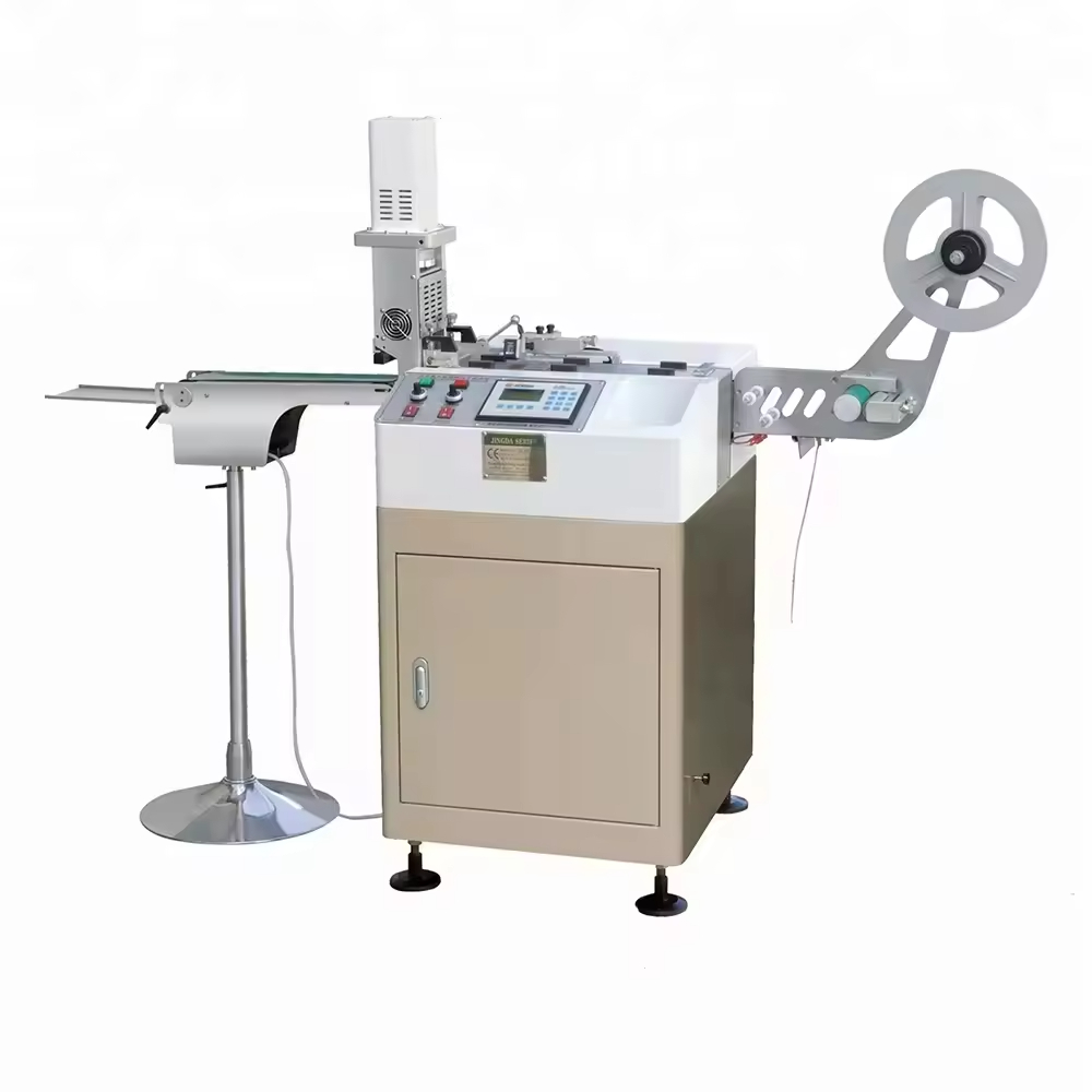 JC-3080 China Manufacturer High Speed 800pcs/Min 10-80mm Width Ultrasonic Apparel Accessories Clothes Care Label Cutting Machine