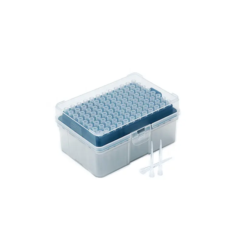 Transparent plastic 10ul 20ul 100ul 200ul 1000ul Filtered Pipette Tips For Laboratory
