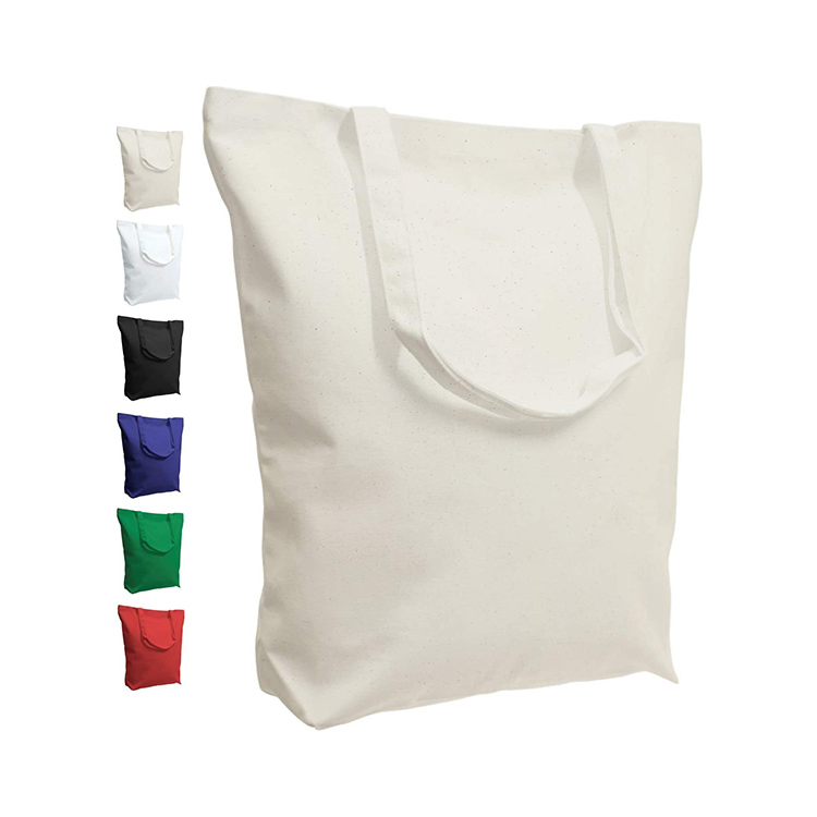 Hot sales customize logo newborn eco friendly reusable organic cotton wholesale plain canvas tote bags