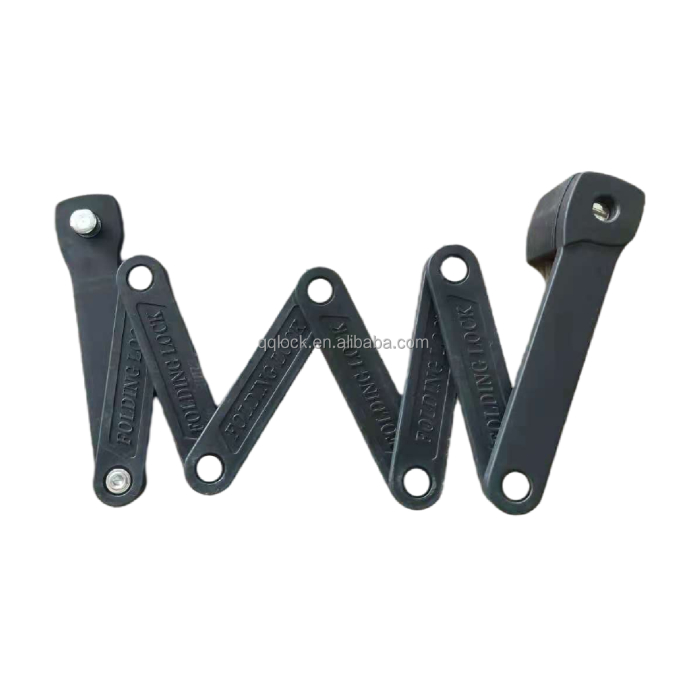 Factory direct commercial Anti-Theft Anti-Hydraulic Shear Key bike 8 ring lock scaffolding easy use Special steel folding lock