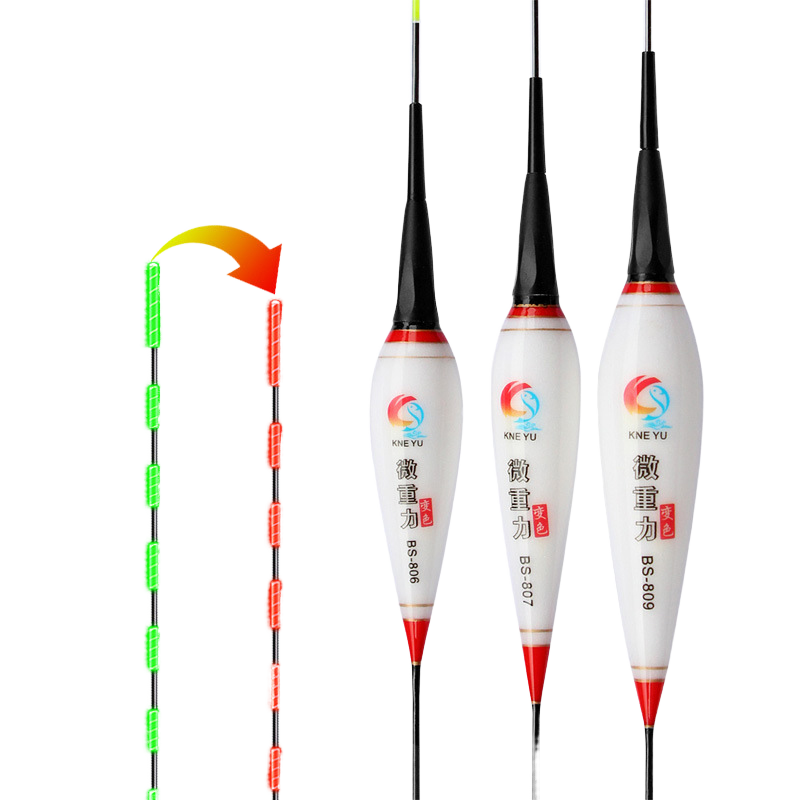 NEWMAJOR Night Fishing Float LED Smart Fish Bite Color Change Alarm Floats Outer door Fishing Floats