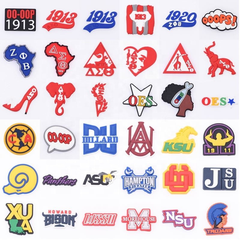 Подвеска для обуви Sorority, подвеска для украшения сандалий, США, подвеска для обуви для колледжа, подвеска для обуви известной как Zeta Delta, распродажа обуви