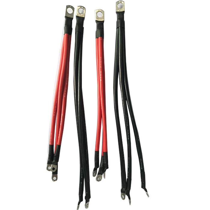 SC25-8 Луг концевого с 8awg /4AWG силиконовый провод красного и черного цвета; Терминал провода