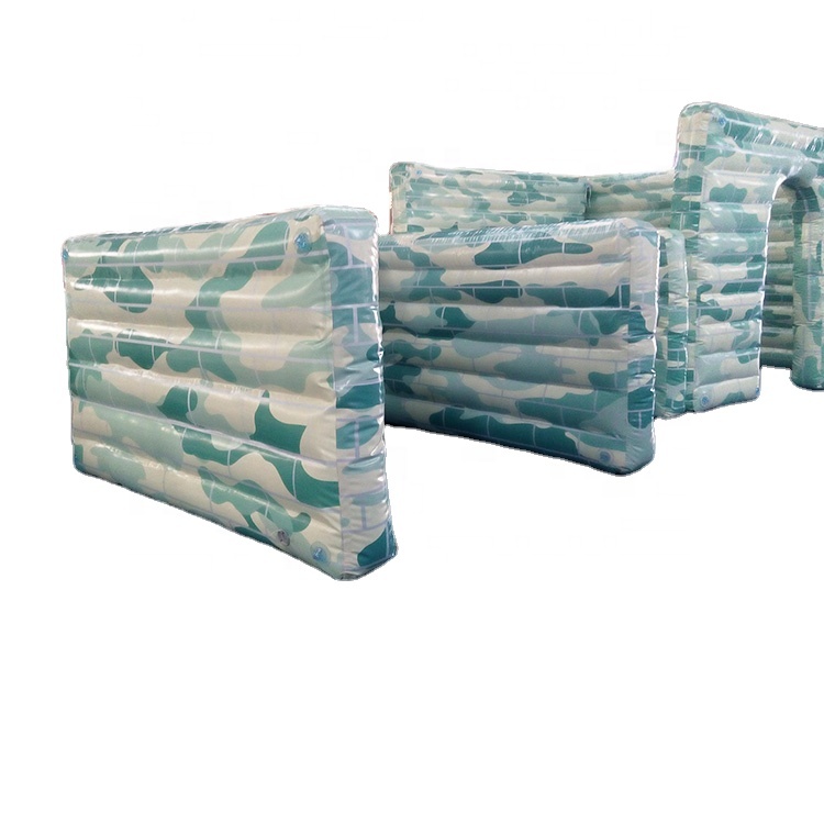 New Design Archery Shooting Obstacle Used Inflatable Cheap Paintball Bunker Wall