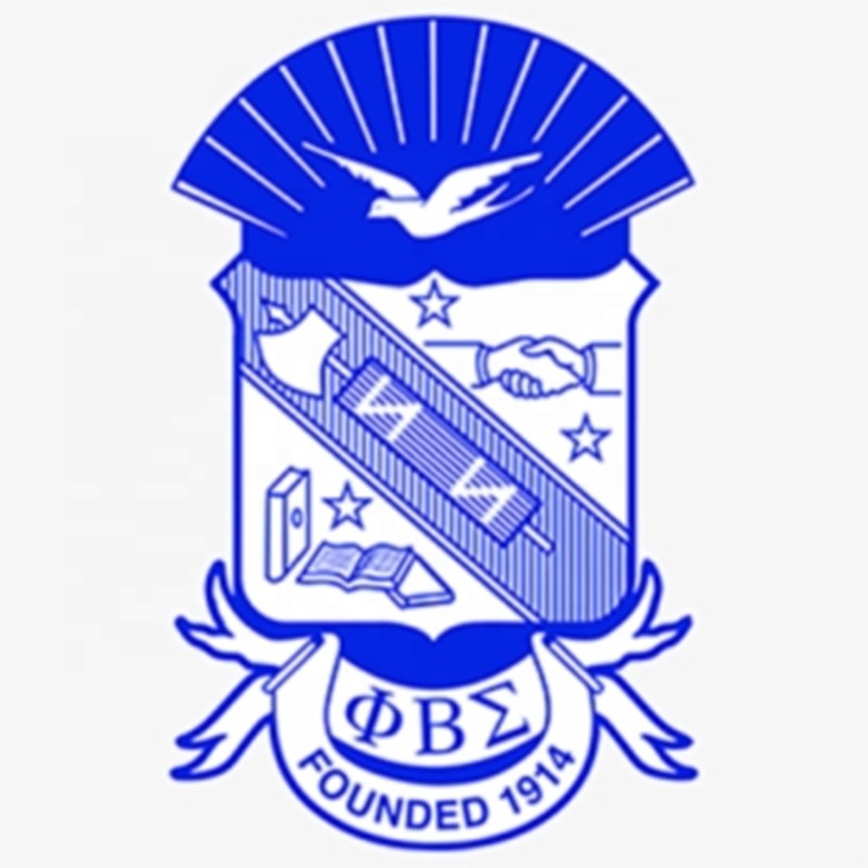 2020 синий цвет Phi beta sigma нашивки вышитые