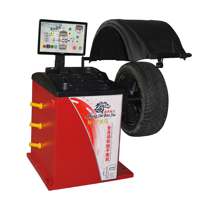 china used semi automatic wheel balancer and tire balancer