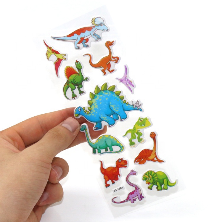Vivid Puffy Colored 3D Stickers for Kids Toddlers Craft Scrapbooking Cartoons Stickers