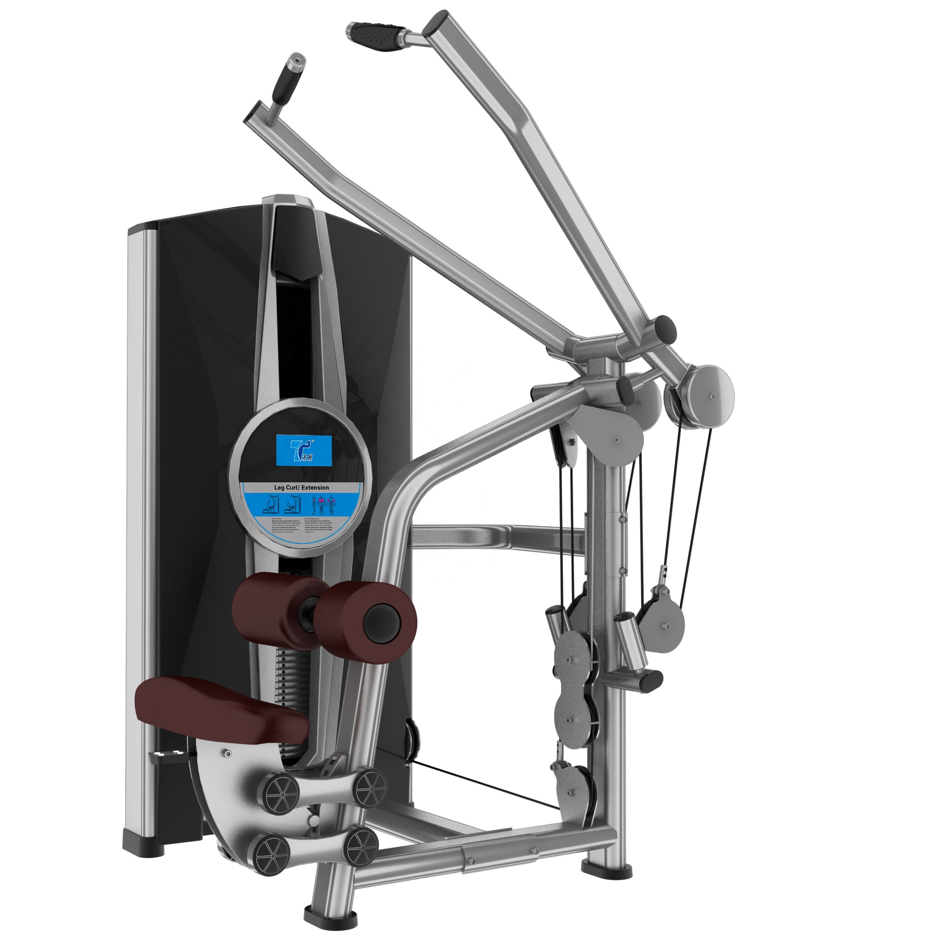 Прочность пластины нагружены Iso боковой передней Lat Pulldown