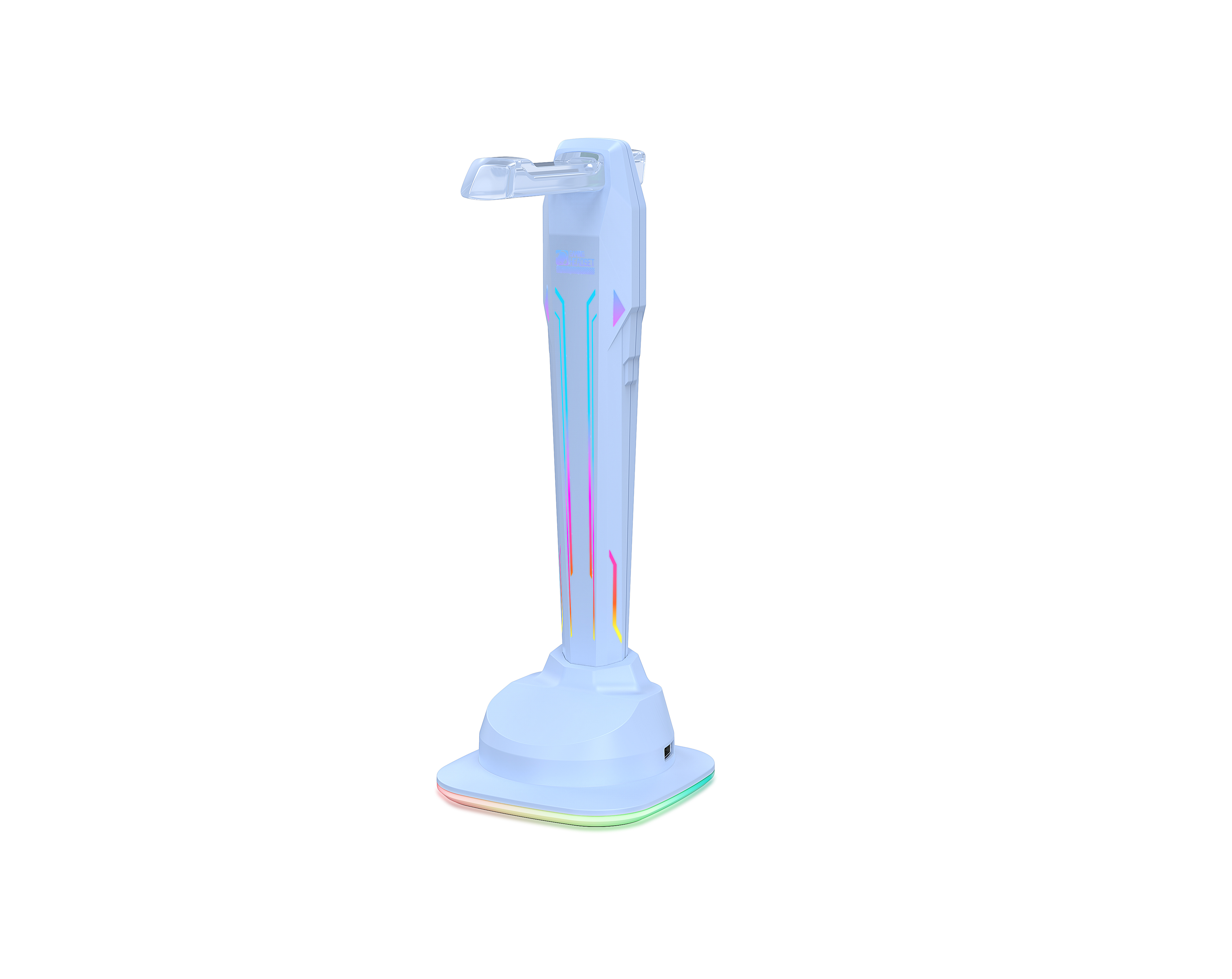 Цветная (RGB настольная игровая Гарнитура держатель наушников Вешалка для наушников с USB Hub стойка для наушников цветная (RGB)