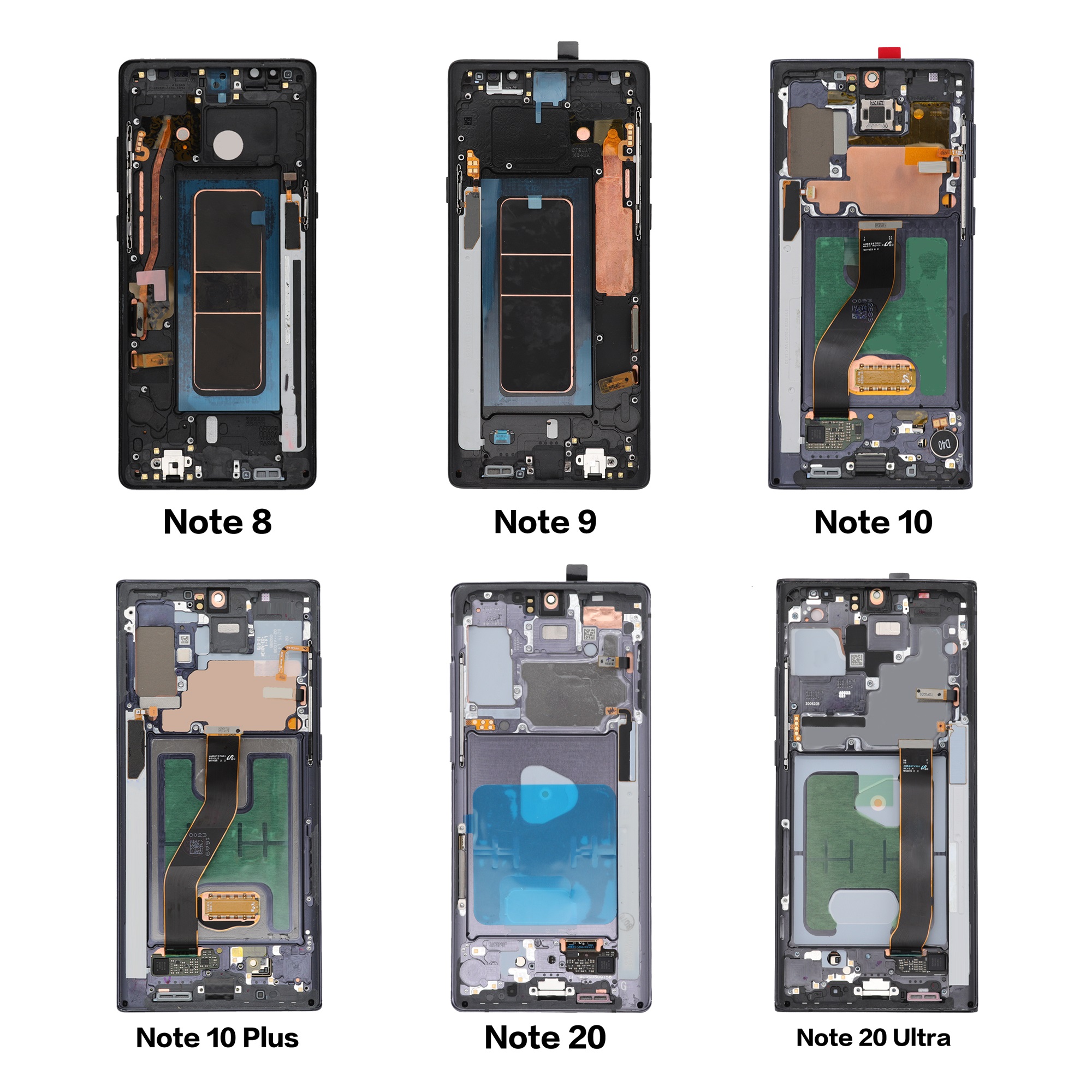 Для Samsung Note 8 9 10 20 Ультра мобильный телефон дисплей экран Замена ЖК сенсорный экран дигитайзер Ремонт сборки