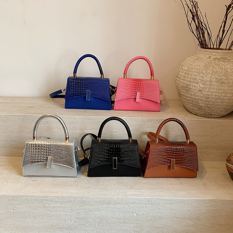 New Design PU Leather Wallet Women Fashion Solid Color Handbag Trendy Custom Crossbody Bag