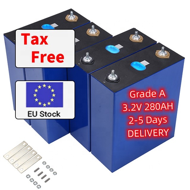 Класс A 202Ah 280Ah 302Ah LiFePo4 280Ah батарея 6000 цикл жизни 3,2 V призматическая батарея LiFePo4 для солнечной системы хранения