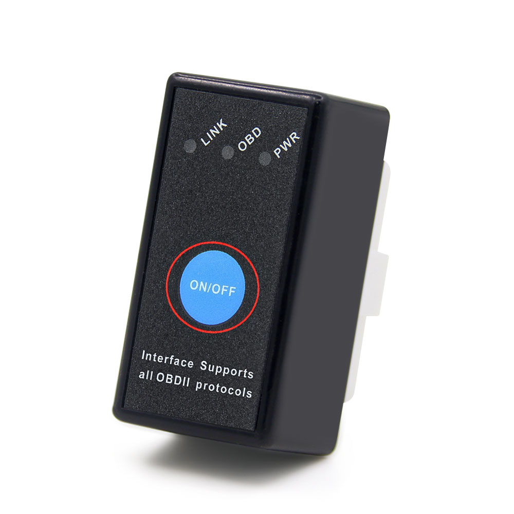 Best selling ELM327 With Power Switch OBD2 Interface ELM327 Car Code Diagnostic Scanner Code Reader