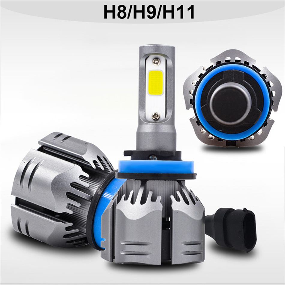 H4 H11 H3 H7 9005 9006 6000K светодиодная Автомобильная фара 16000LM 120W