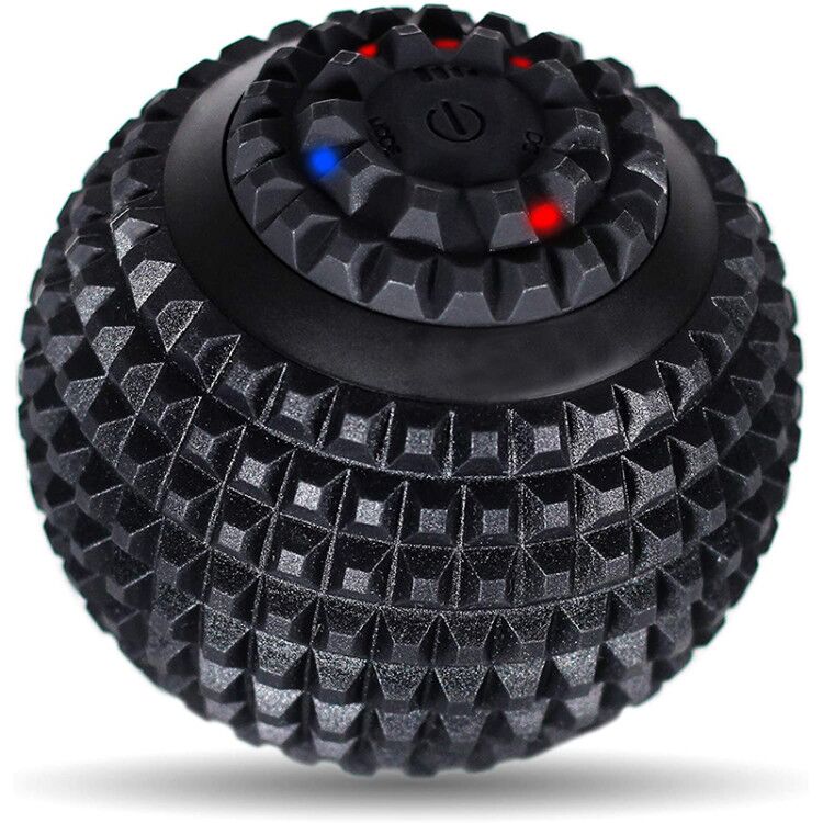 Electric Vibrating Massage Ball 4-Speed High-Intensity Fitness Yoga Massage Roller Relieving Muscle Tension Pain