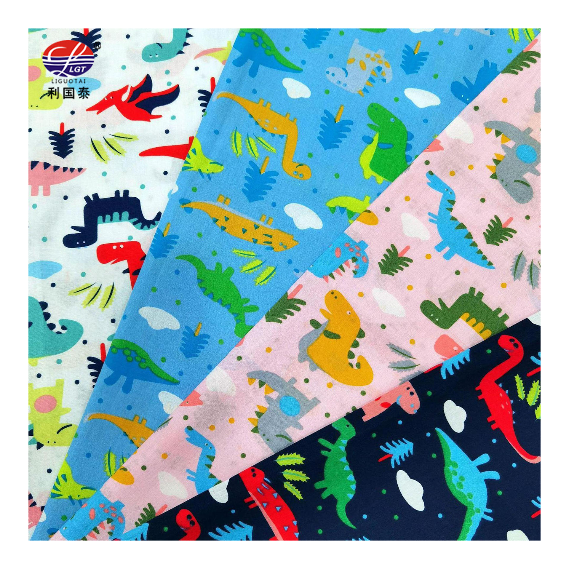 40 PCs cartoon cotton print fabric full cotton poplin printing for Children's clothing