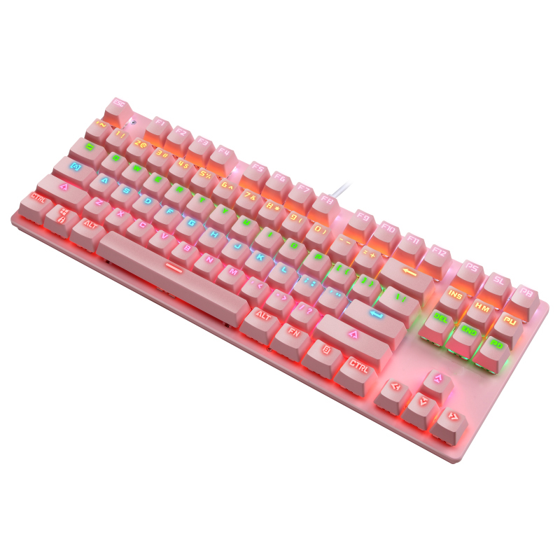 AIWO Wholesale Keyboards Mechanical Switch Typewriting And Gaming Keyboard 6 RGB Backlit Multifunctional Keyboard