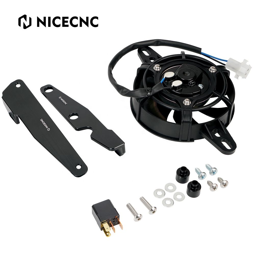 NiceCNC Electric Radiator Cooling Fan Set For GasGas EX EC MC 125-300 2021-2022 EX F EC F MC F 250-450 2021-2022
