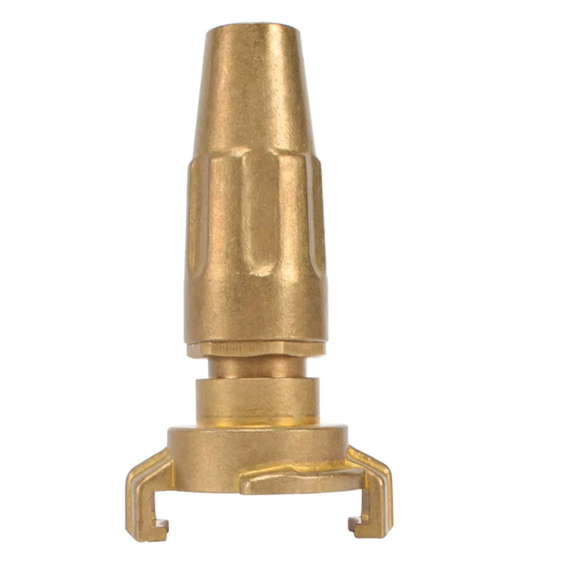 Hand Adjustable German Type Brass nozzle with Universal Quick Gk Coupler
