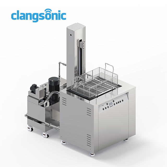 China Variable Frequency 120khz Digital Display ultrasonic Cleaner With Lift Table For Hospital Surgical Instrument Cleaning