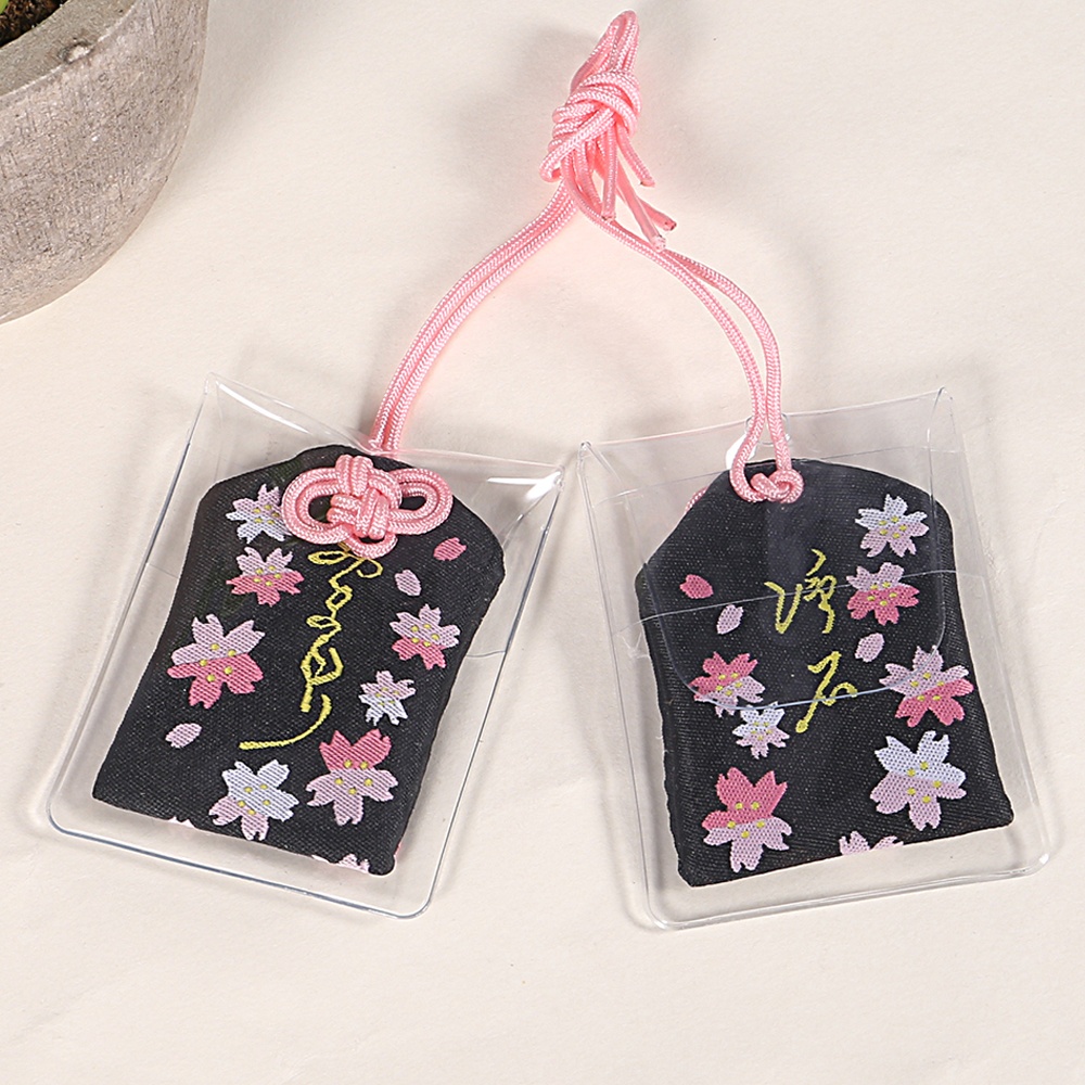Фиолетовый Omamori, очаровательный японский амулет для здоровья, индивидуальный дизайн, приемлем