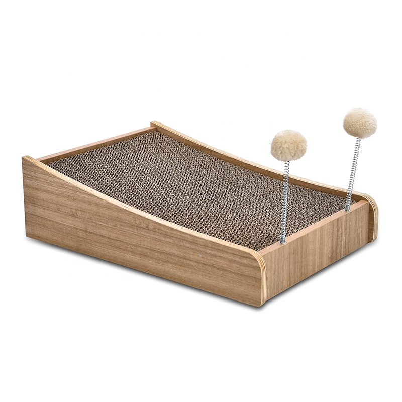 Petstar New Play Cat Corrugated Paper Board Pet Kitten Furniture Wood Cat Scratcher CardBoard