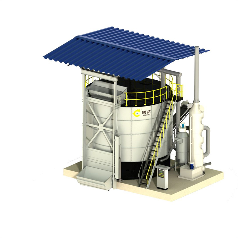 Continuous waste recycling machine composting sewage fermentation tank organic fertilizer fermenter