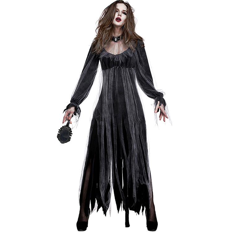 Rts Girls Halloween Dress Horrible Bride Zombie Vampire Demon Custume Party Devil Clothes