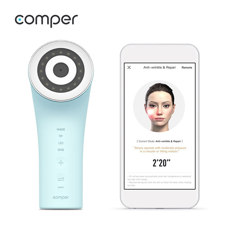 Comper Smarkin RF EMS LED MASS 4 Beauty Technologies in 1 устройство Bluetooth умный уход за кожей лица