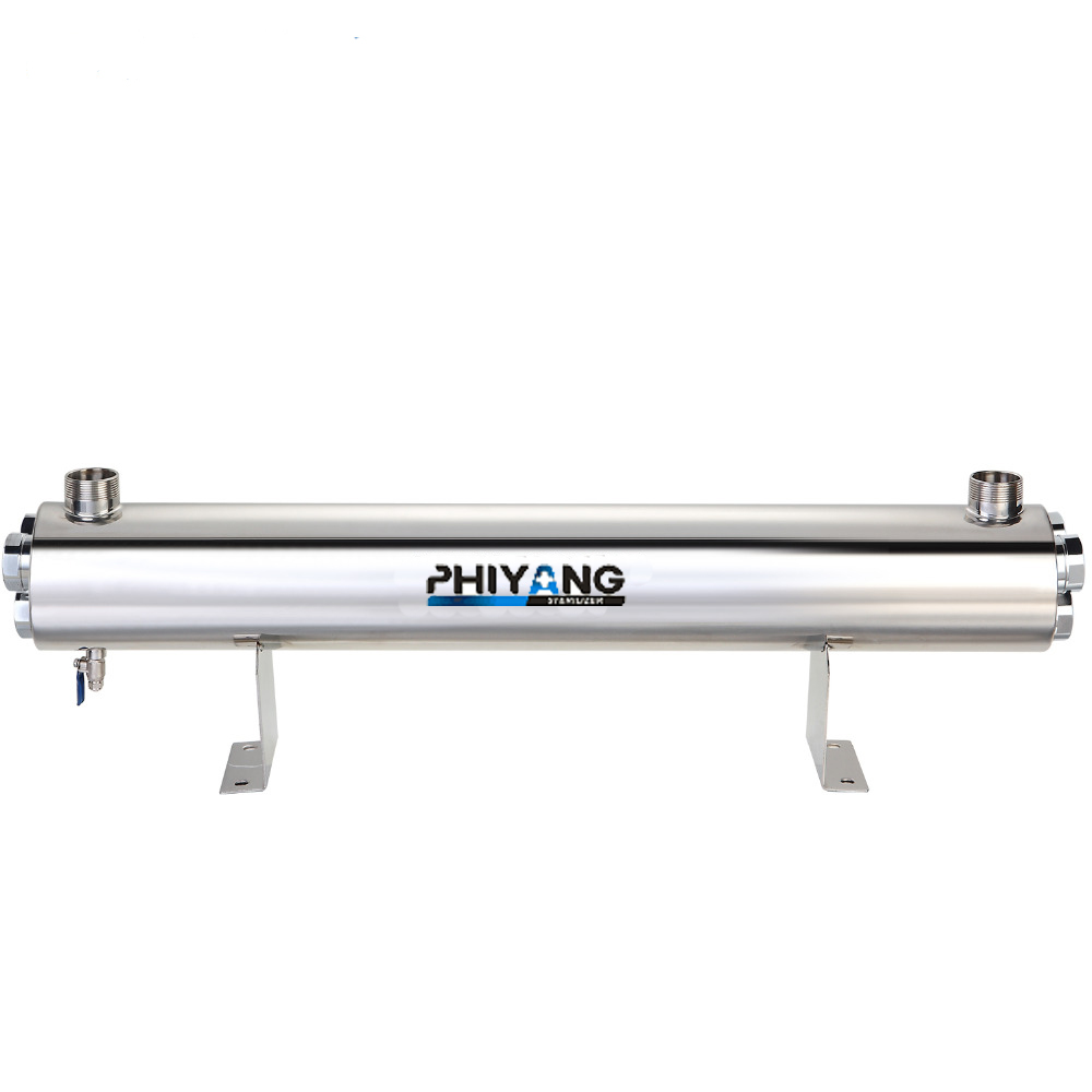 PHY-165W Ультрафиолетовый бактерицидный UVC убивающий бактерии дезинфекция из нержавеющей стали УФ стерилизатор для чистой воды