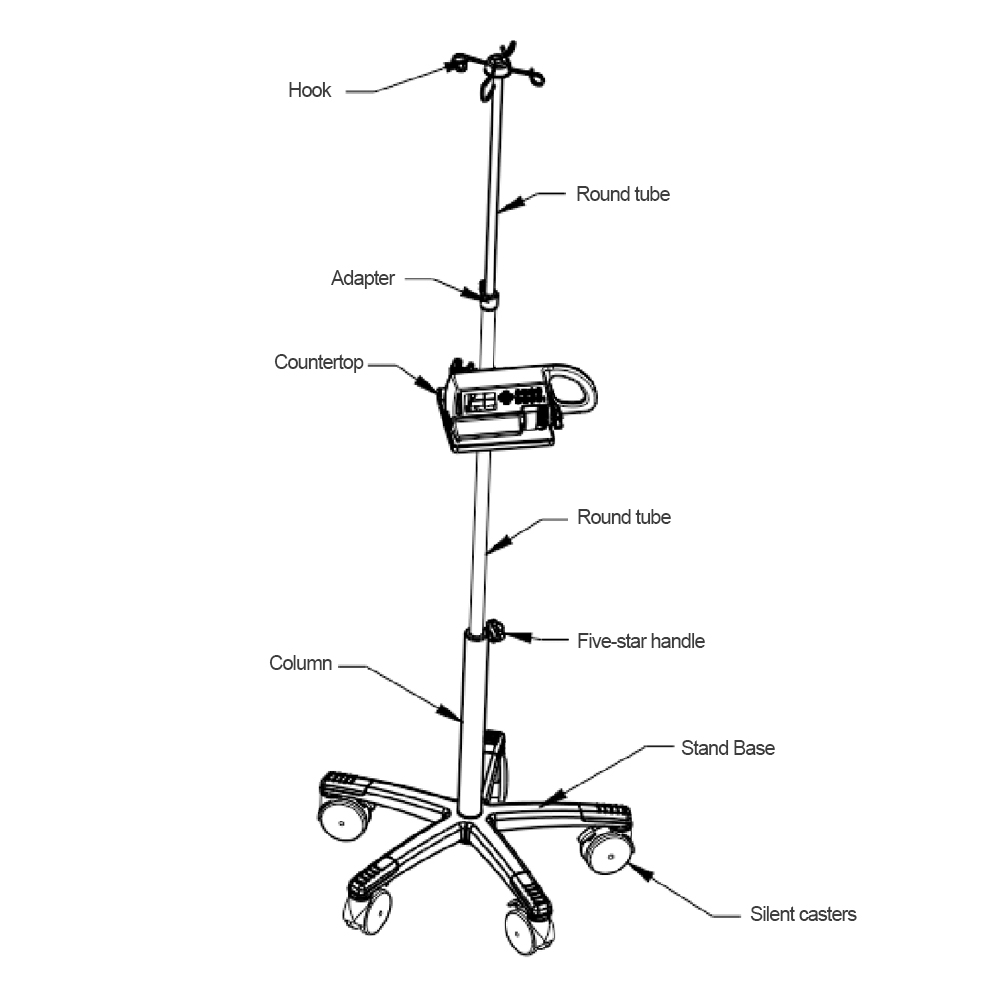 Hospital Medical Emergency Trolley Crash Cart