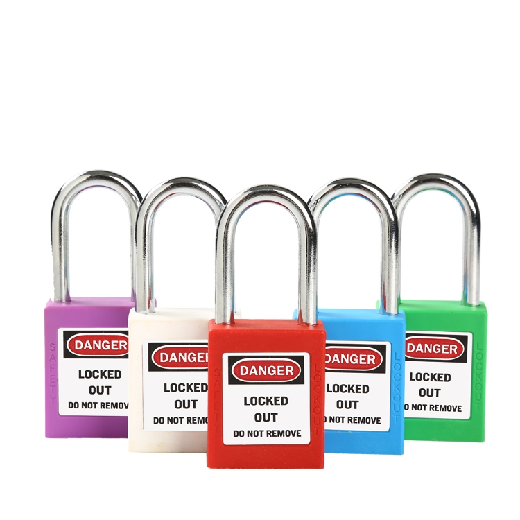 High Security ABS Steel Lockout Padlock 38mm Shackle Safety Lockout Padlocks