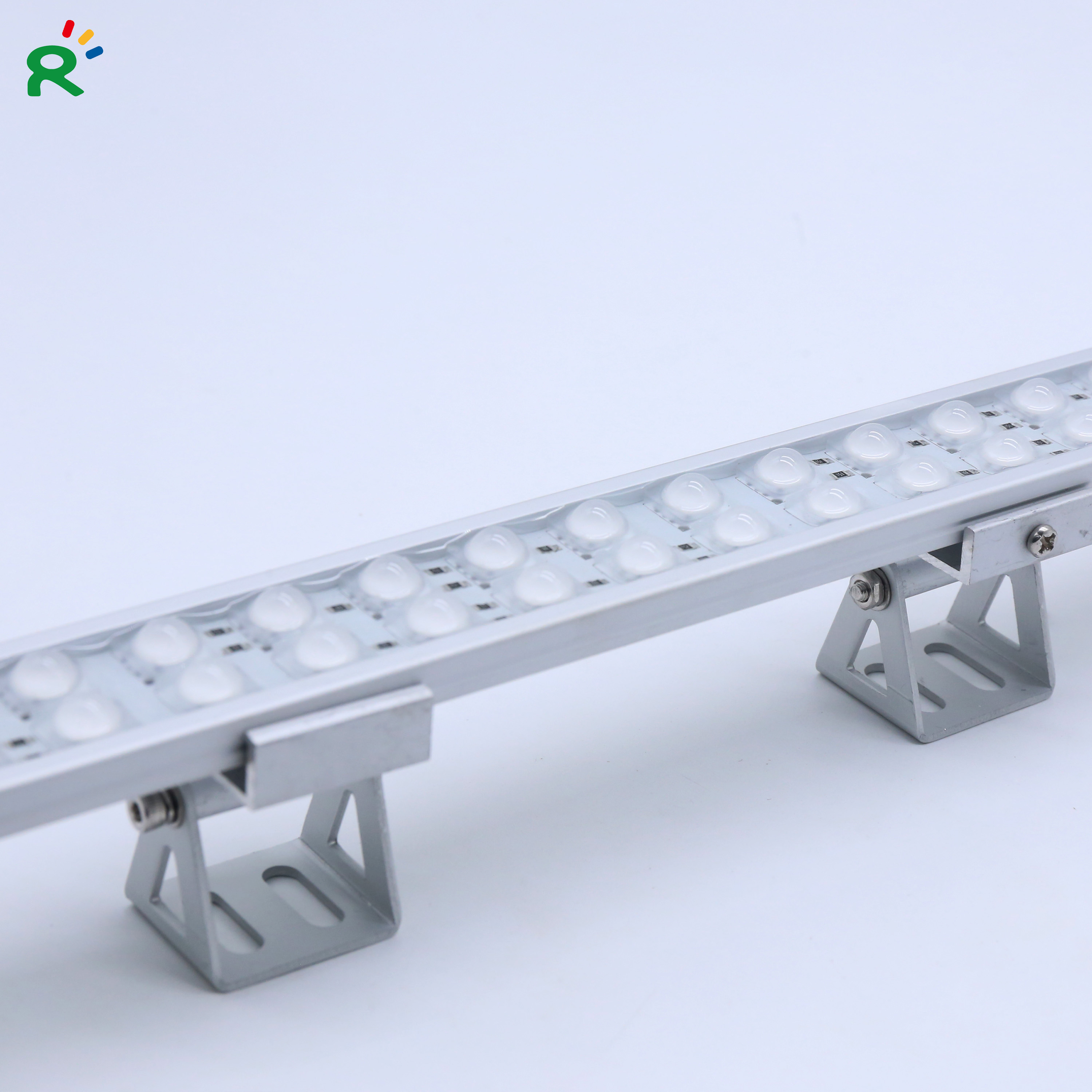 Светодиодная настенная шайба SMD5050, 0,3 м, 0,6 м, 1 м, RGB, RGBW, белого цвета, 2 ряда, IP65, водонепроницаемая, для внутреннего и наружного украшения зданий