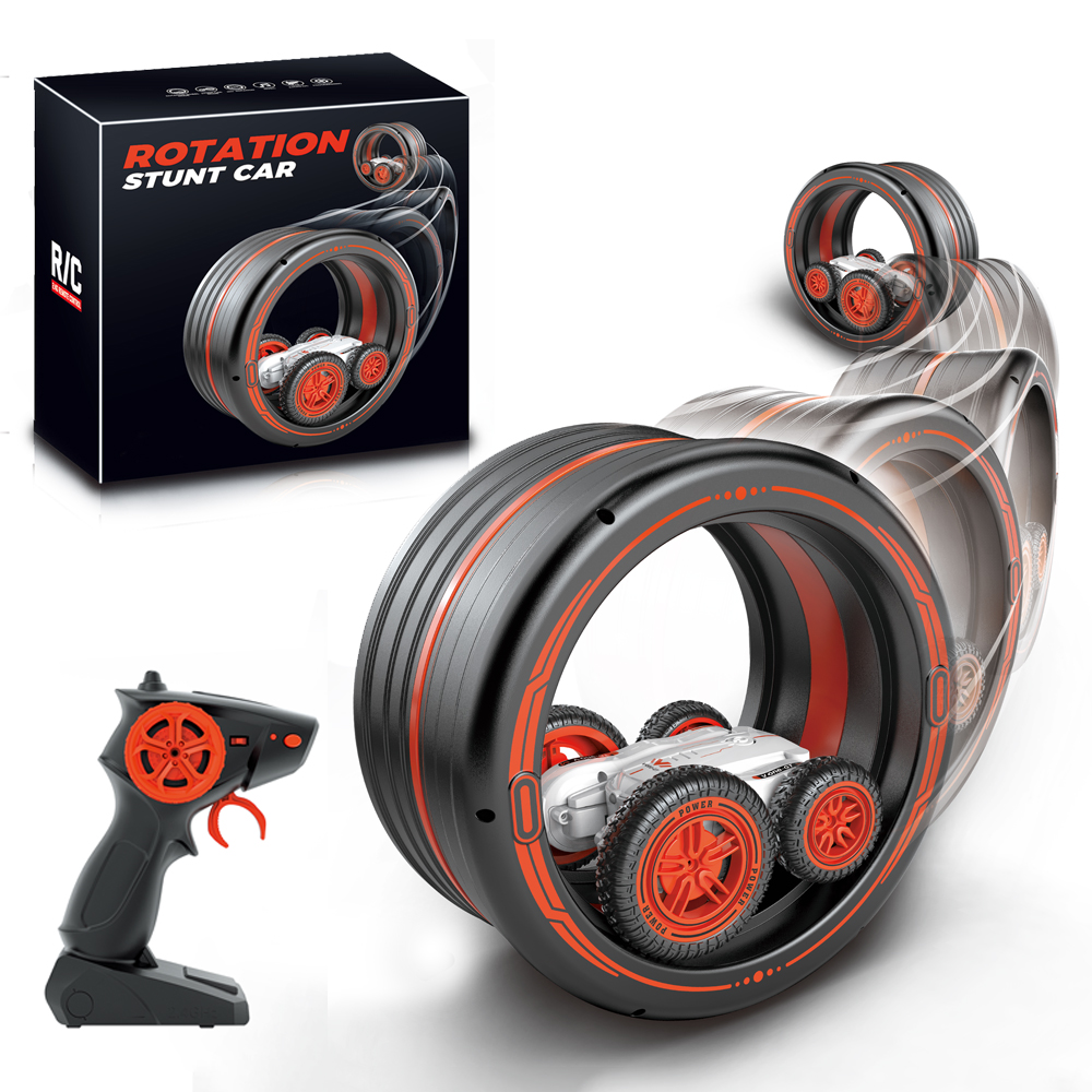Игрушки KUNYANG 2,4 ГГц передняя фара 4wd игрушки с радиоуправлением вращение на 360 градусов Радиоуправляемый Дрифт-автомобиль