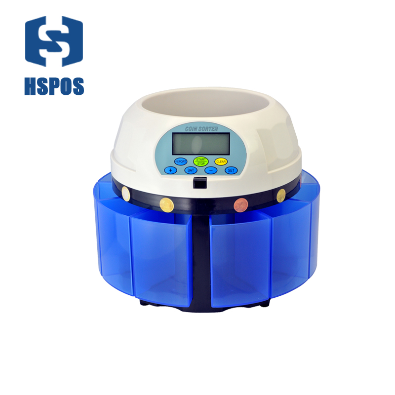 Heavy Coin Counter HS-KSW650 Automatic Money Sorter & Coin Counter Cash Currency Counting Machine