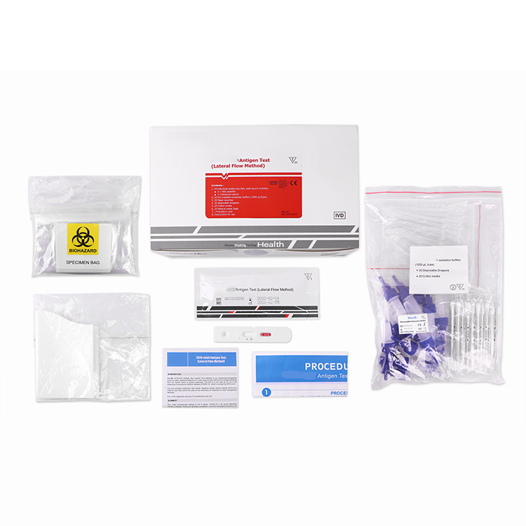 Disposable Medical Diagnostic Respectively Throat Swab Nasal Swab Antigen Rapid Test Kits 19