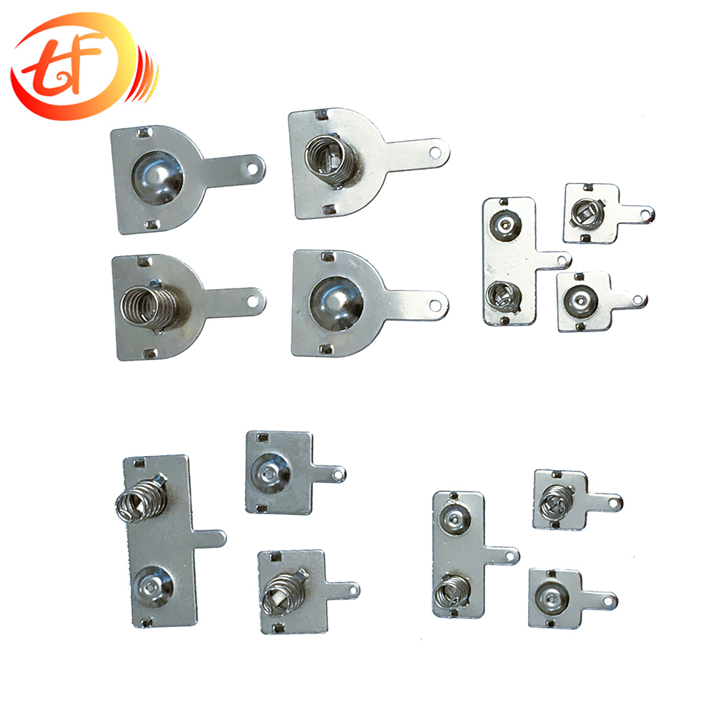 High Precision Spring Steel 2 cell Leaf Spring AAA Battery Contact With Tin-Plating