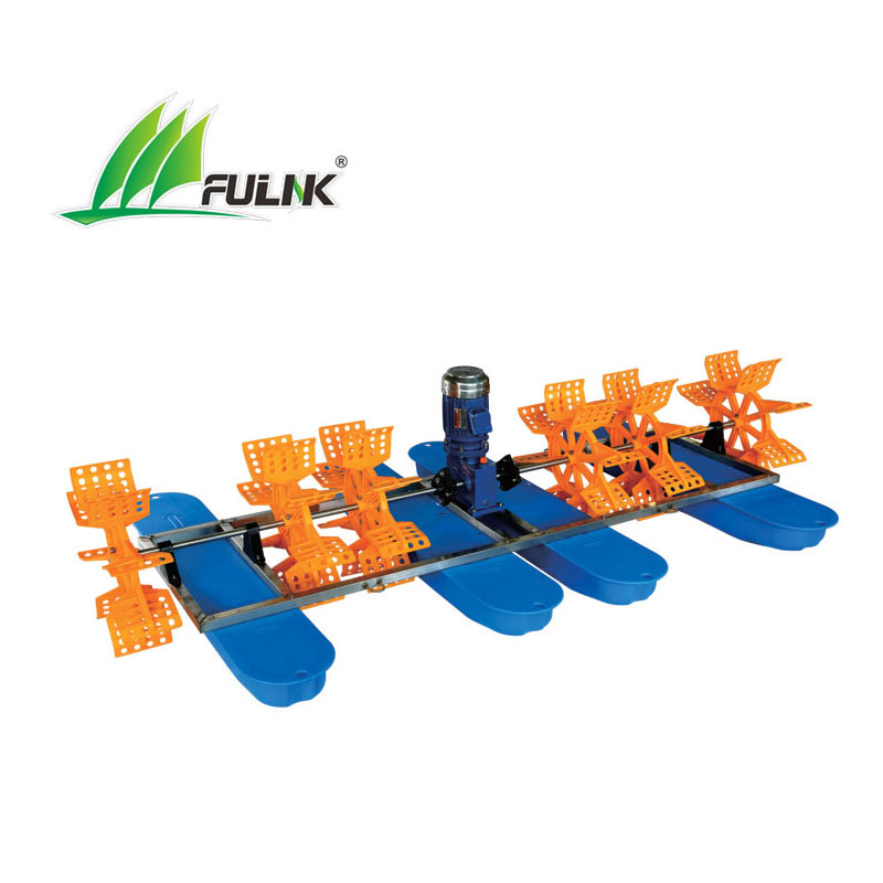 Fulanke 1,5 кВт, 6 лопастей, колесные аэраторы, пруд для рыбы