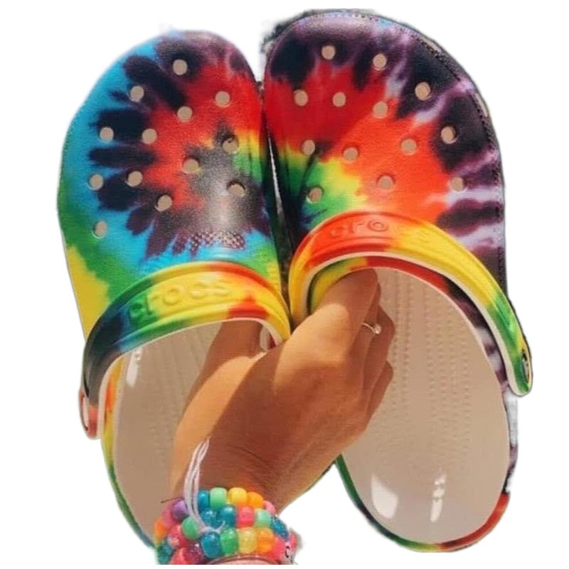 Design Sandals Croc Homme Tie Dye Garden Colorful Kids Clogs Shoe EVA Clog Platform Clogs For Women Men Croc Shoes Slipper