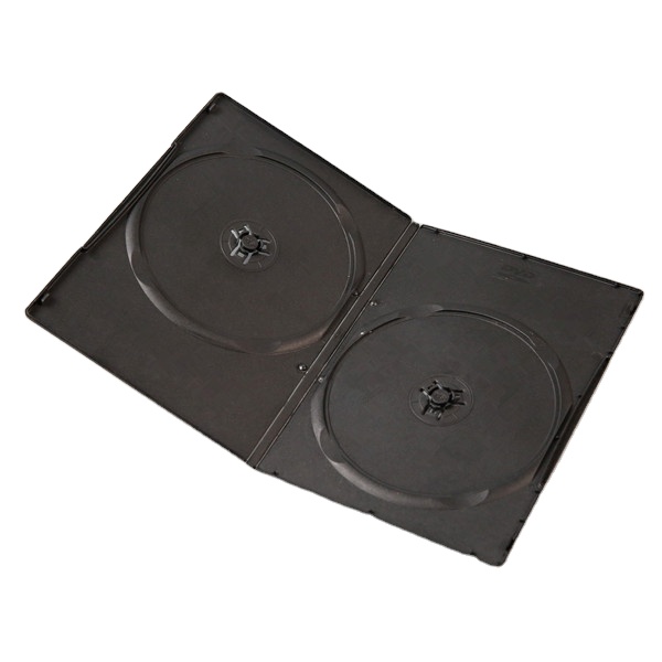 Пластиковые cd dvd крышка/7 мм двойной dvd case