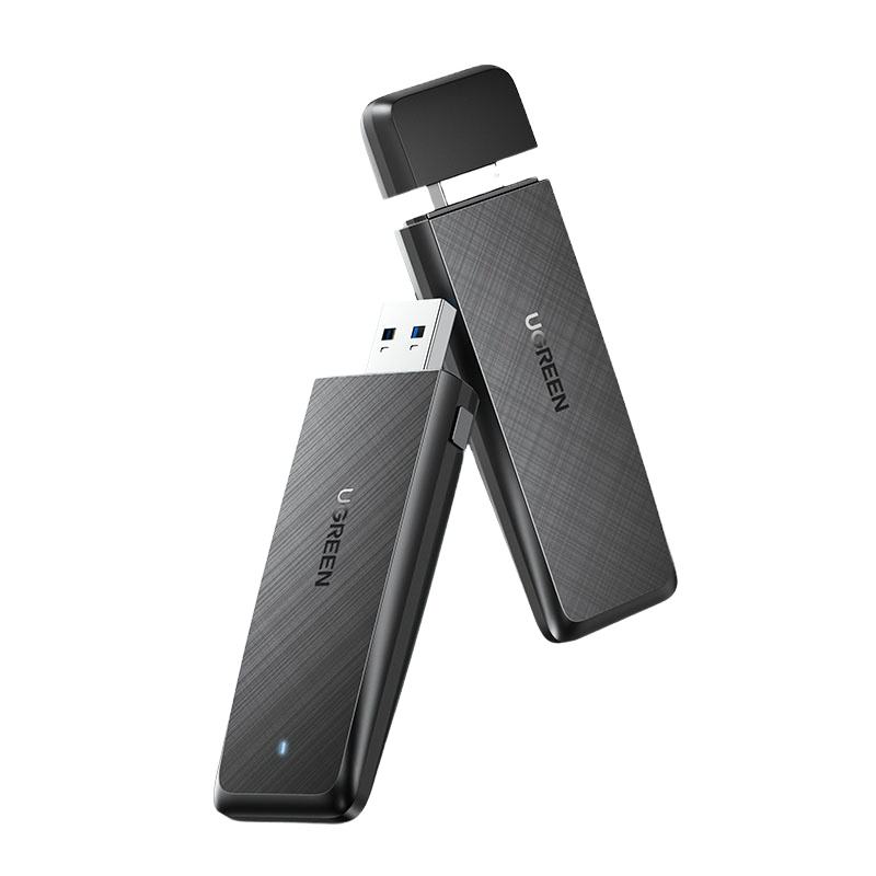 Ugreen Вай-Фай адаптер Usb3.0 1300 Мбит/с 5,8 Г и 2,4 ГГц двухдиапазонный Usb Wi-Fi для настольных ПК, ноутбуков, антенна Wi-Fi Usb Ethernet сетевой карты