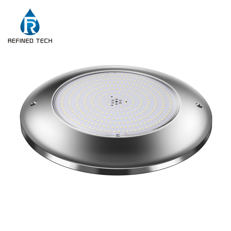 Wi Fi управление IP68 12 в настенный RGBW 316L Нержавеющая Сталь Подводный Свет 18 Вт 24 35 LED бассейны
