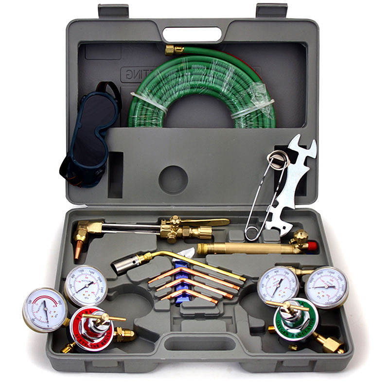 Factory direct price gas welding cutting portable acetylene torch set cutting welding kit