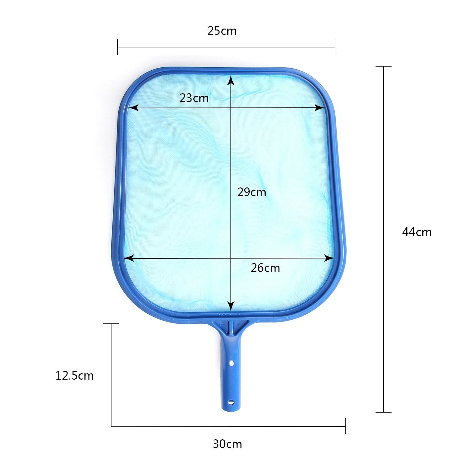 Pool Skimmer Net with Solid Plastic Frame, Skimmer Net with Fine Mesh Net, Pool Nets for Cleaning Leaf of Swimming Pools