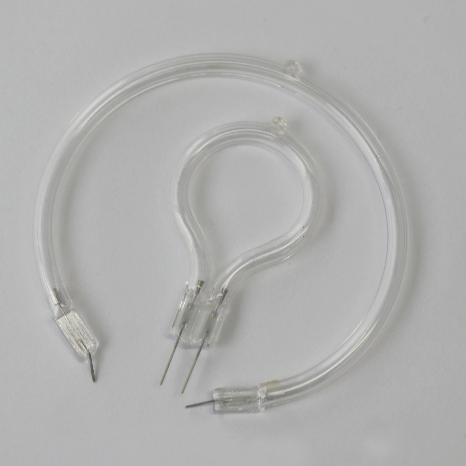 Circular Cold cathode UVC Lamp 5mm Quartz Tube With Outer Diameter 50mm To 150mm Circular UV lights