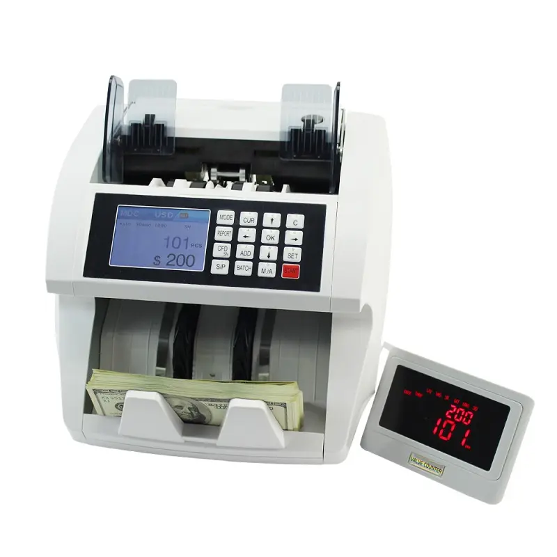 Xindabill XD-880 Money Counter Multi-Currency Detecting Add to Bill Counting Machine Bank Supermarket Use USD EUR GBP