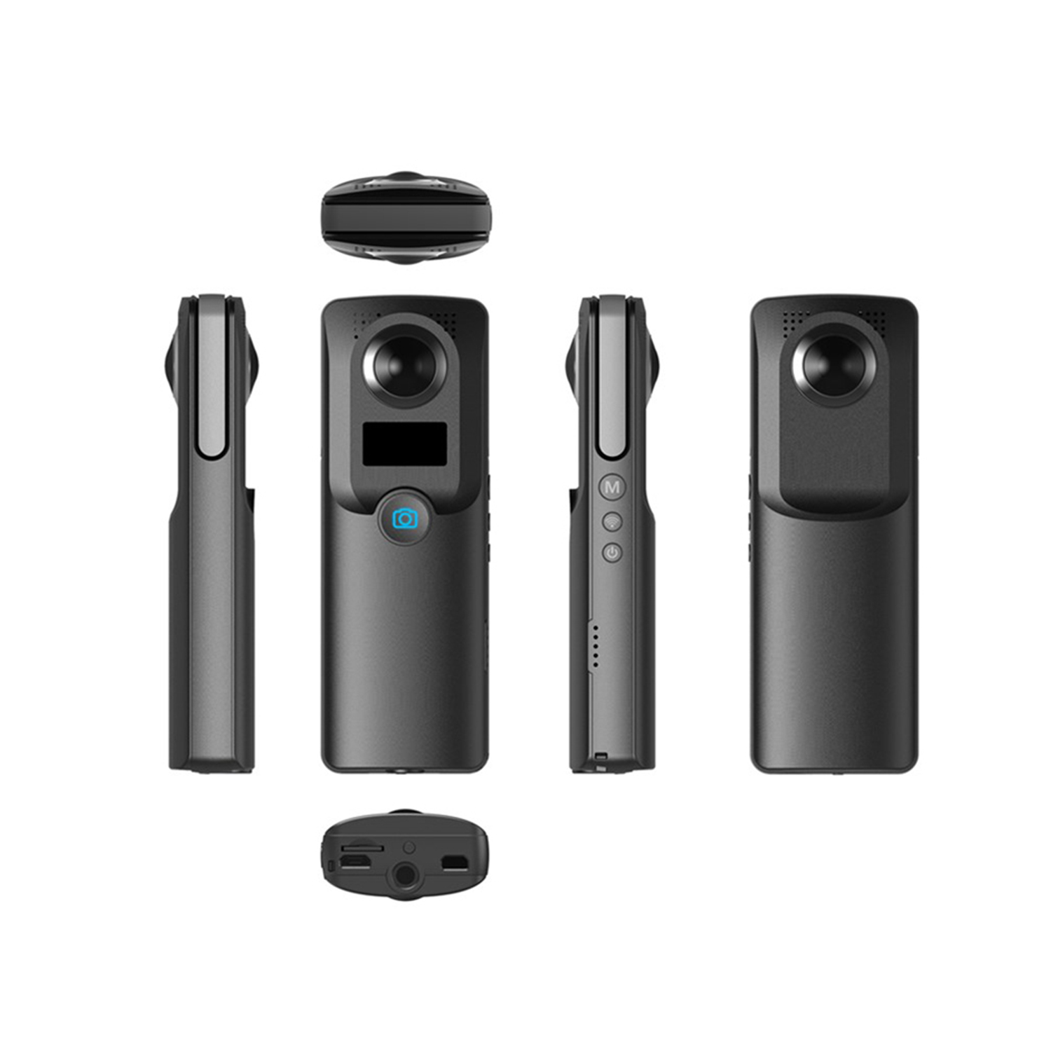 Hot Sell New 4K 6112*3056 Dual Eye Fish Lens 210 Degree Real-Time Shooting Pocket VR Video Sport Action Panoramic Camera