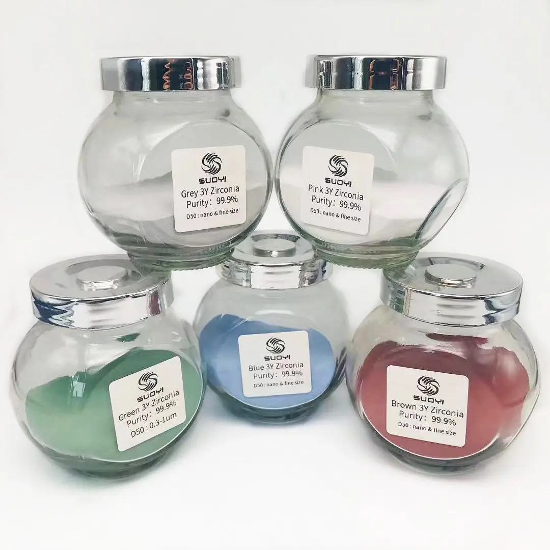 Hot Sale Colorful ZrO2 Zirconium Dioxide Yttria Stabilized Zirconia Powder YAZ CAS No.1314-23-4 Manufacturer Price