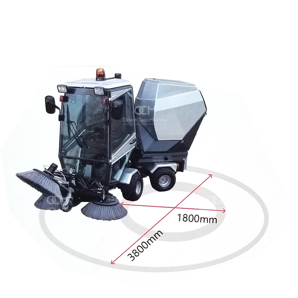 5031B ride on compact sweeper suction driveway sweeper floor cleaning machine