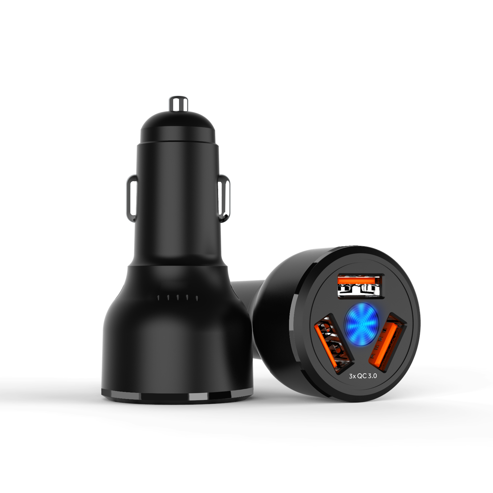 QC3.0 3 порта быстрой зарядки USB зарядное устройство адаптер 54 Вт QC автомобильное зарядное устройство для мобильного телефона